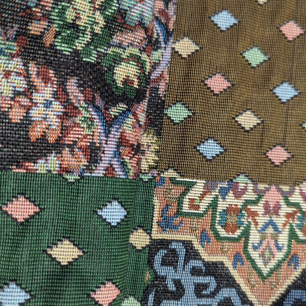Patchwork Tote Bag Tapestry Floral Boho Shoulder Bag - Picture 5 of 8